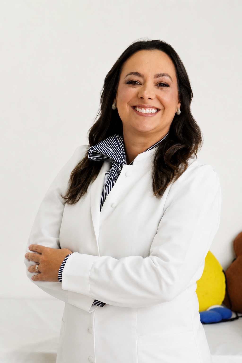 Adriana Bombonato em atendimento profissional